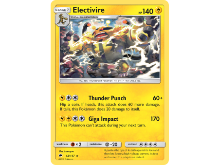 Electivire (Reverse Holo)