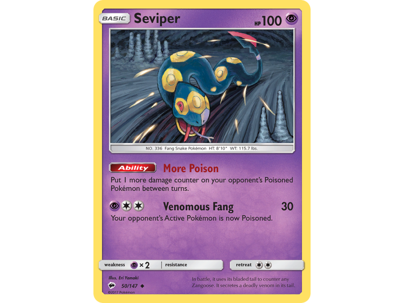 Seviper (Reverse Holo)
