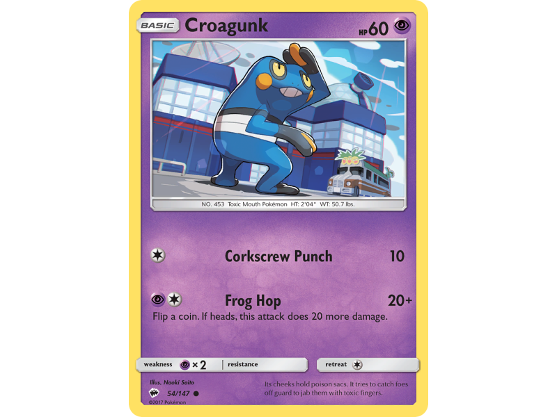 Croagunk (Reverse Holo)