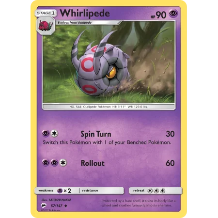 Whirlipede (Reverse Holo)