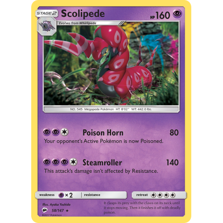 Scolipede (Reverse Holo)
