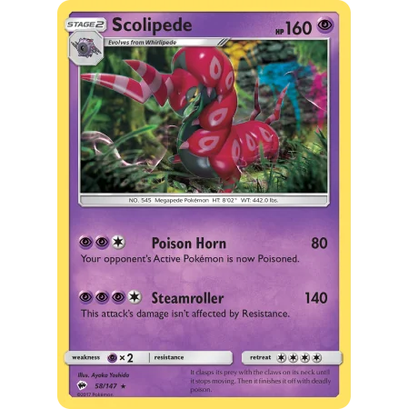 Scolipede (Reverse Holo)