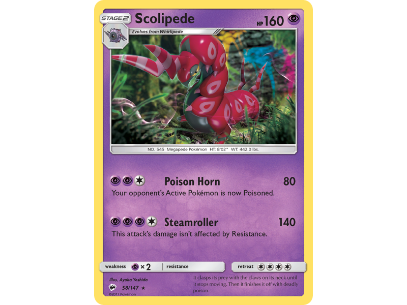 Scolipede (Reverse Holo)