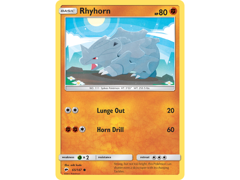 Rhyhorn (Reverse Holo)