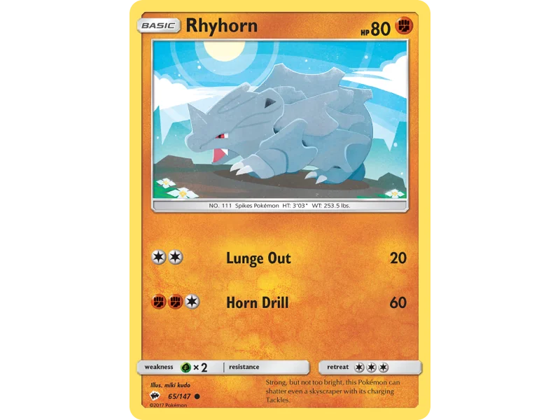 Rhyhorn (Reverse Holo)
