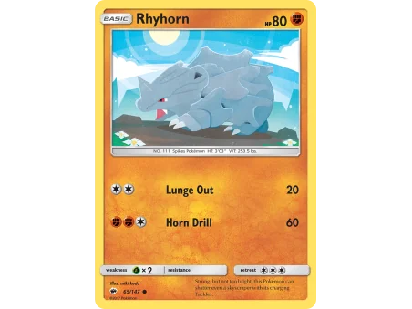 Rhyhorn (Reverse Holo)