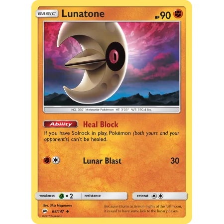 Lunatone (Reverse Holo)