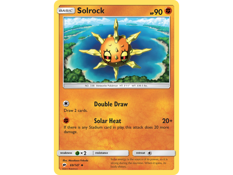 Solrock (Reverse Holo)