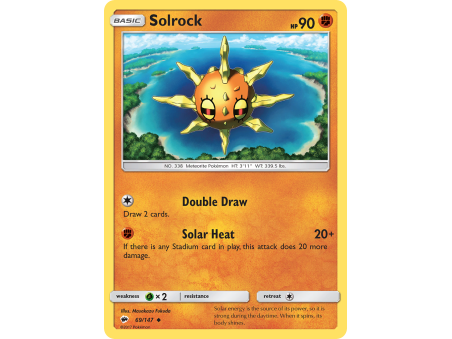 Solrock (Reverse Holo)