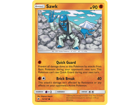 Sawk (Reverse Holo)