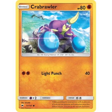 Crabrawler (Reverse Holo)
