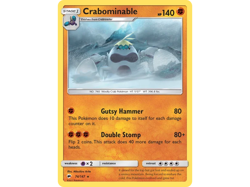 Crabominable (Reverse Holo)