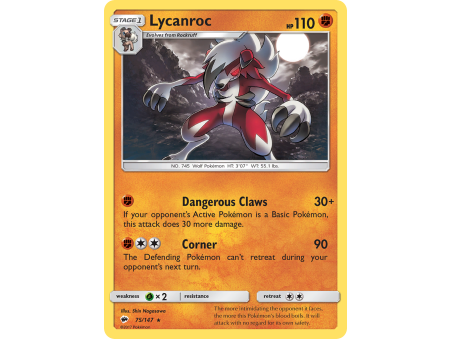 Lycanroc (Reverse Holo)