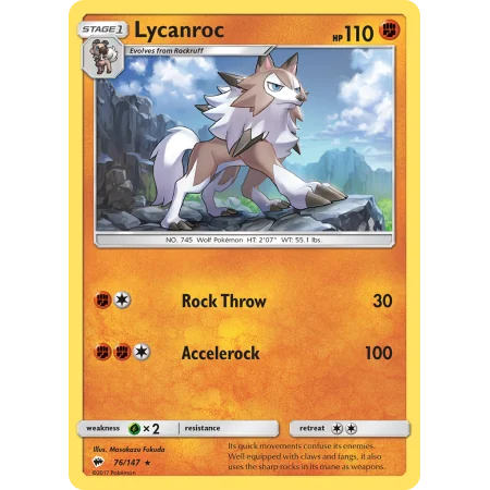 Lycanroc (Reverse Holo)