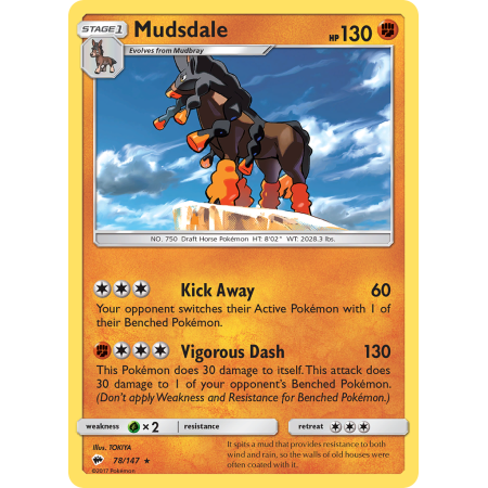 Mudsdale (Reverse Holo)