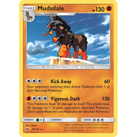 Mudsdale (Reverse Holo)