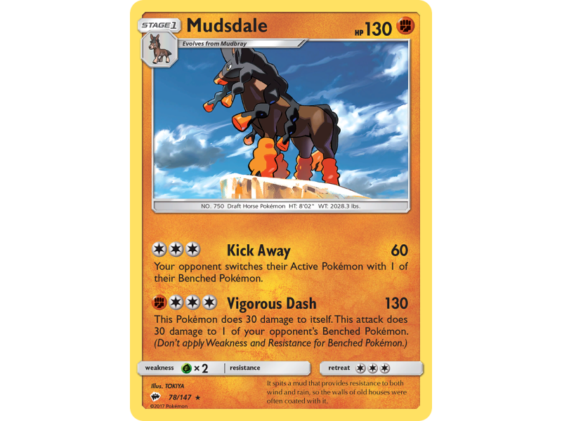 Mudsdale (Reverse Holo)