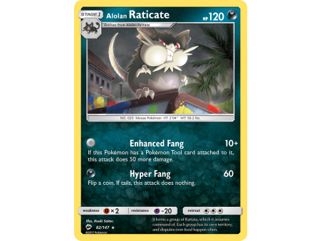 Alolan Raticate (Reverse Holo)