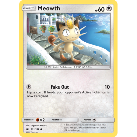 Meowth (Reverse Holo)
