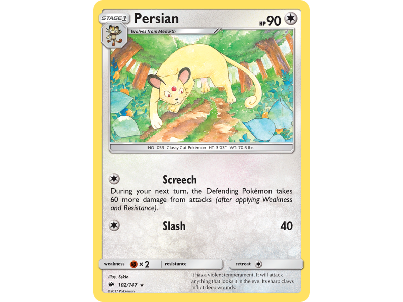Persian (Reverse Holo)