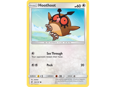 Hoothoot (Reverse Holo)