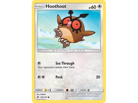 Hoothoot (Reverse Holo)