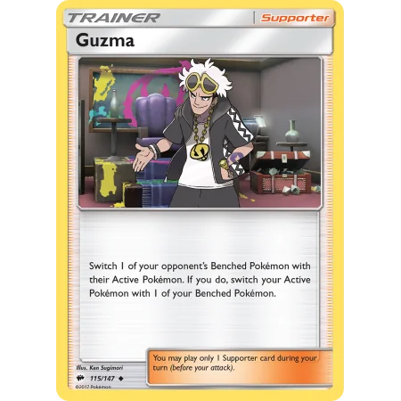 Guzma (Reverse Holo)