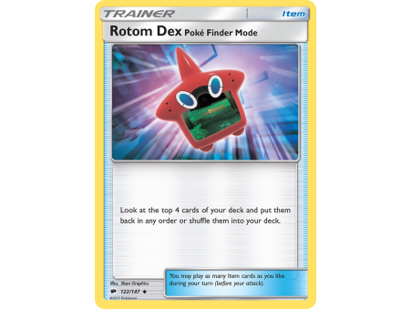 Rotom Dex Poké Finder Mode