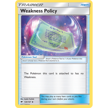 Weakness Policy (Reverse Holo)