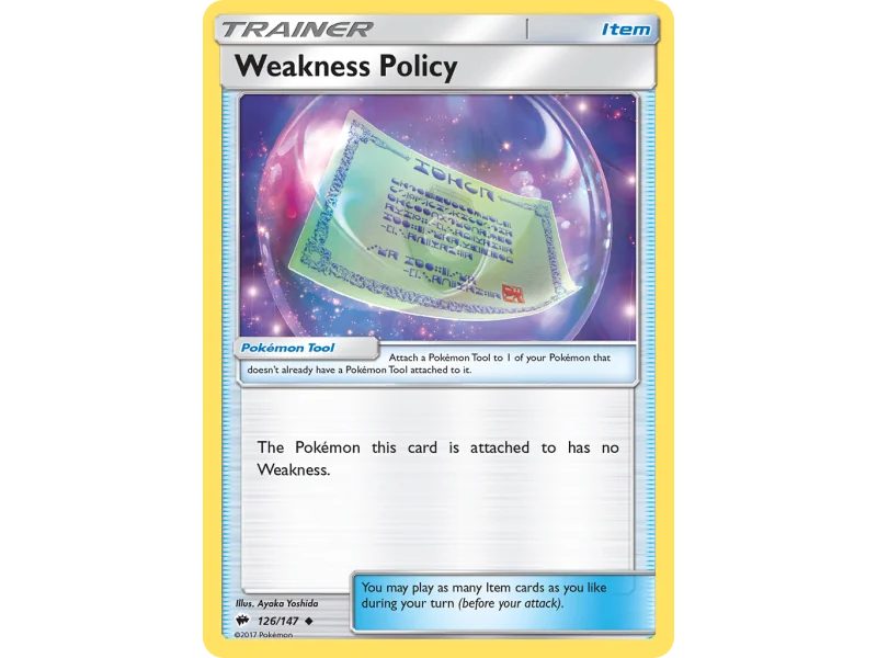 Weakness Policy (Reverse Holo)