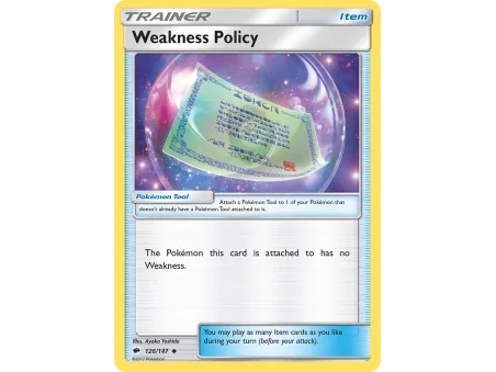 Weakness Policy (Reverse Holo)