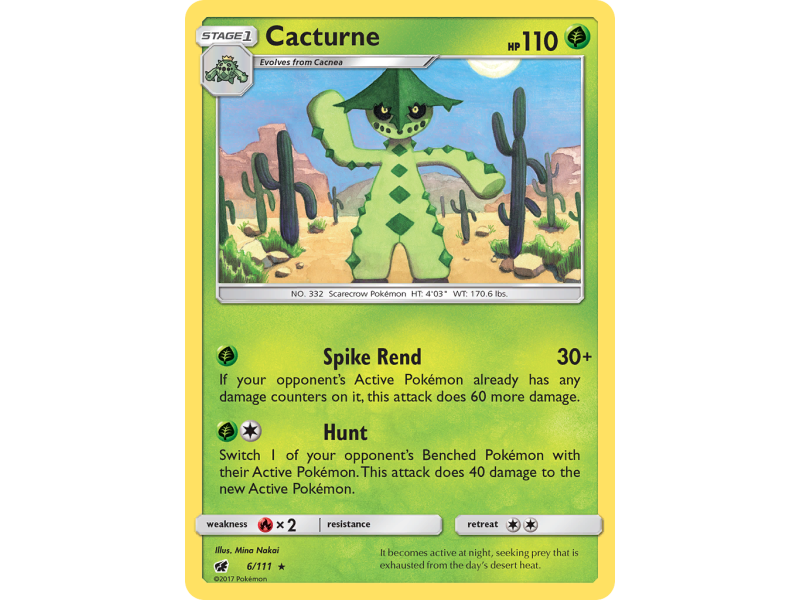 Cacturne (Reverse Holo)