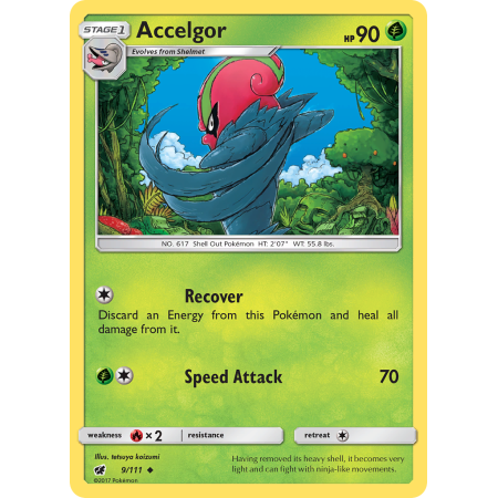 Accelgor (Reverse Holo)
