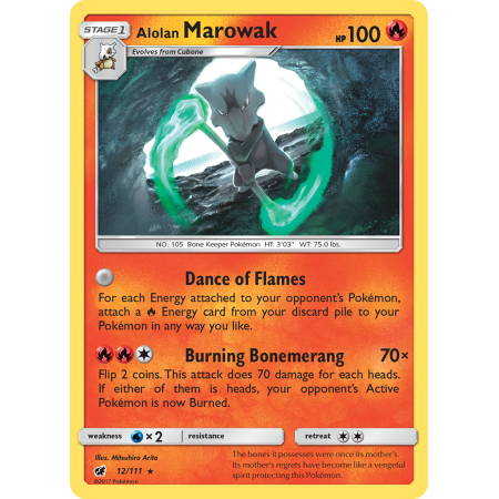 Alolan Marowak (Reverse Holo)