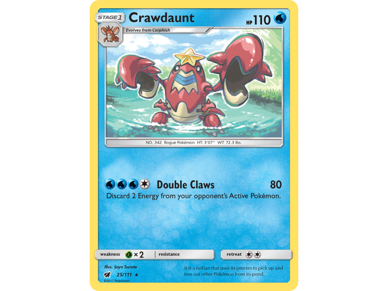 Crawdaunt (Reverse Holo)