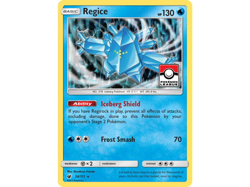 Regice (Reverse Holo)