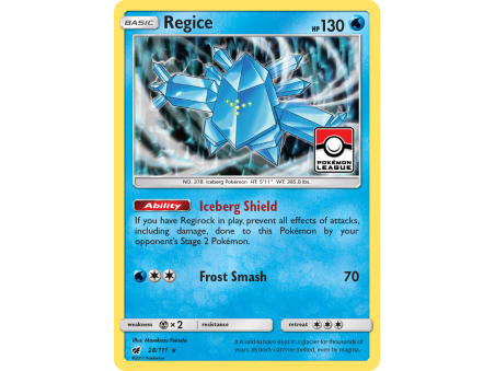 Regice (Reverse Holo)