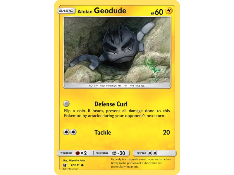 Alolan Geodude (Reverse Holo)