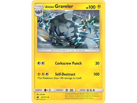 Alolan Graveler (Reverse Holo)