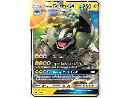Alolan Golem-GX (Holo)