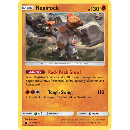 Regirock (Reverse Holo)