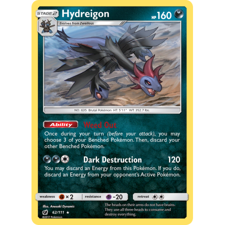 Hydreigon (Reverse Holo)