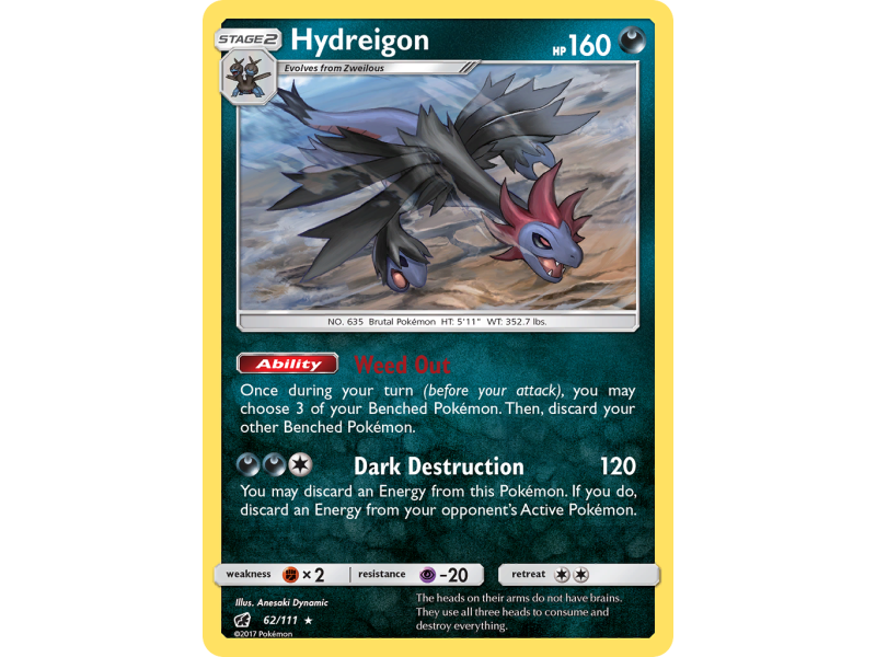 Hydreigon (Reverse Holo)