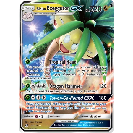Alolan Exeggutor-GX (Holo)