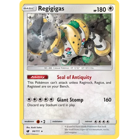 Regigigas (Reverse Holo)