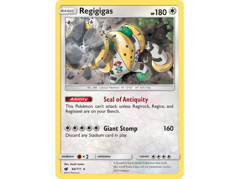 Regigigas (Reverse Holo)