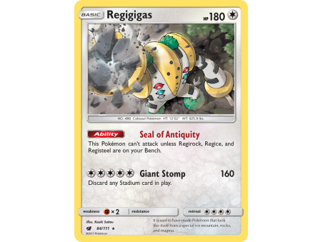Regigigas (Reverse Holo)