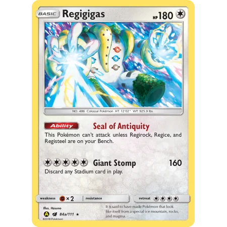 Regigigas (Reverse Holo)