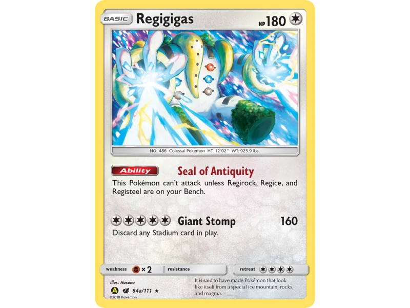 Regigigas (Reverse Holo)
