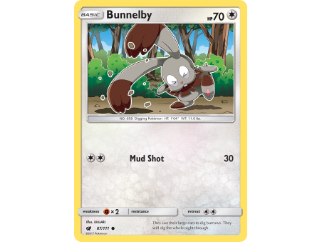 Bunnelby (Reverse Holo)
